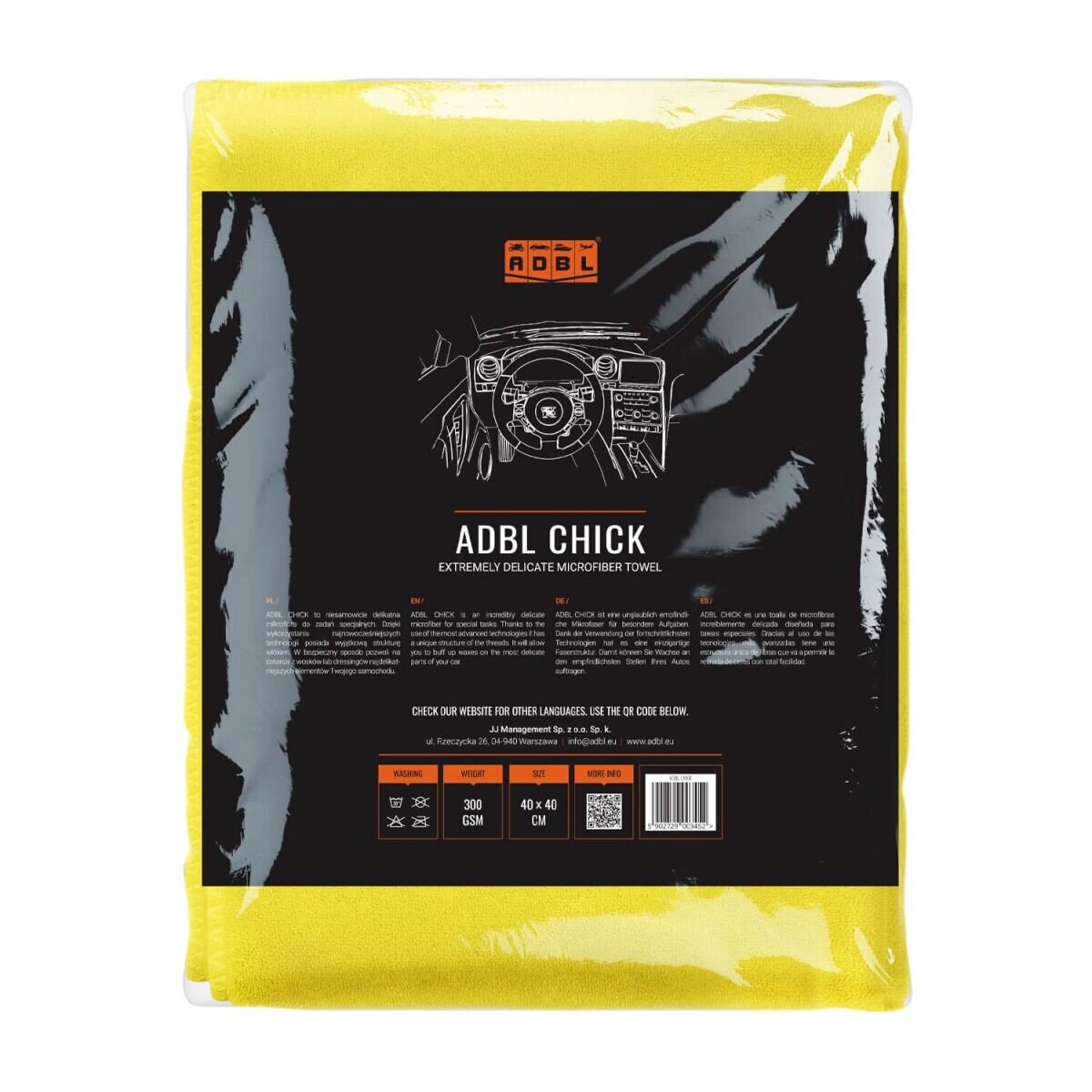 ADBL Chick Spezialtuch für den Innenbereich 300GSM 40×40cm